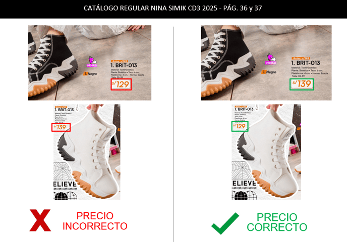 BRIT-013 CORRECCION DE PRECIOS NINA SIMIK CD3