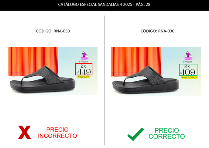 RNA-030 NEGRO CORRECCIÓN DE PRECIOS - ESPECIAL SANDALIAS 4