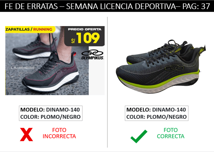 fe de erratas olk